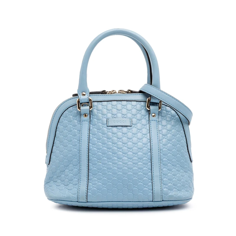 Gucci Pre-Loved Mini Microguccissima Dome Satchel Handbag