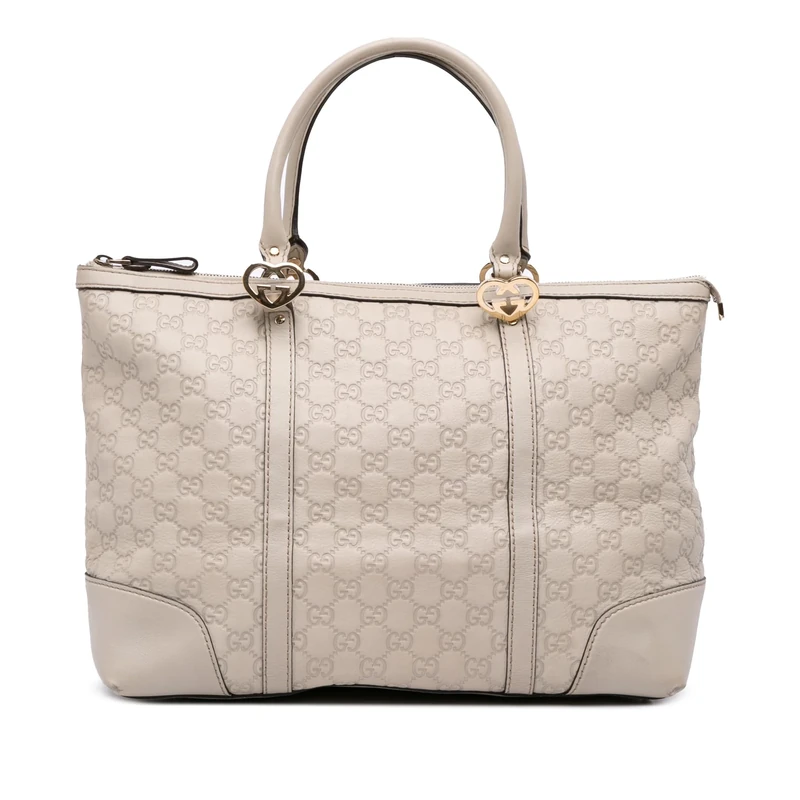 Gucci Pre-Loved Guccissima Lovely Heart Tote