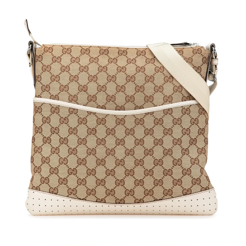 Gucci Pre-Loved GG Canvas Crossbody