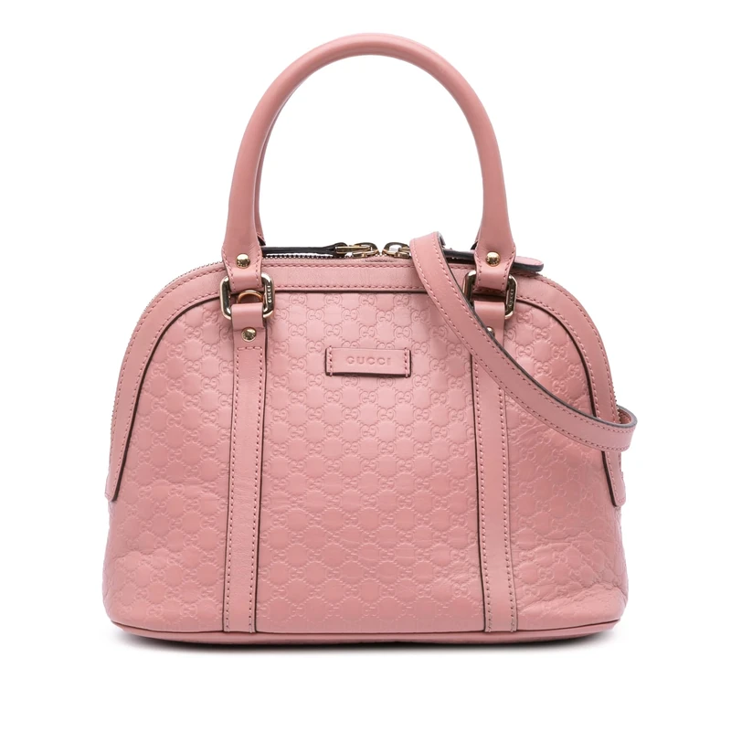 Gucci Pre-Loved Mini Microguccissima Dome Satchel Handbag