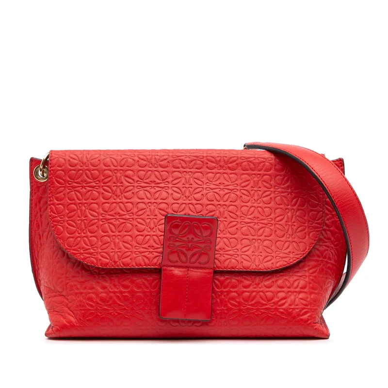 Pre-Loved Leather Repeat Anagram Avenue Crossbody Bag