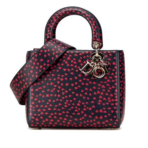 Dior Pre-Loved Medium Calfskin I Love Paris Lady Handbag