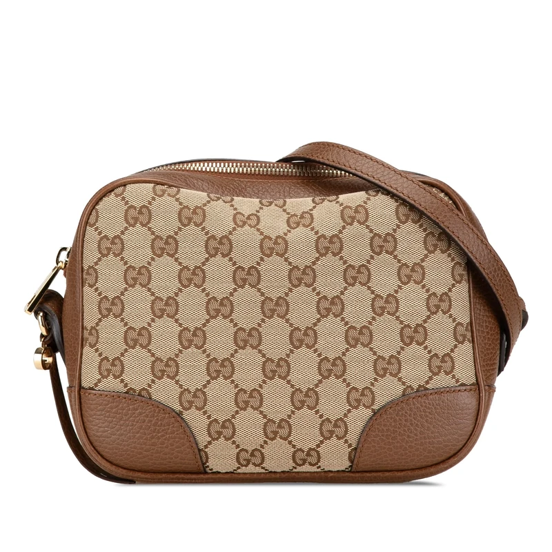 Gucci Pre-Loved GG Canvas Bree Crossbody Bag