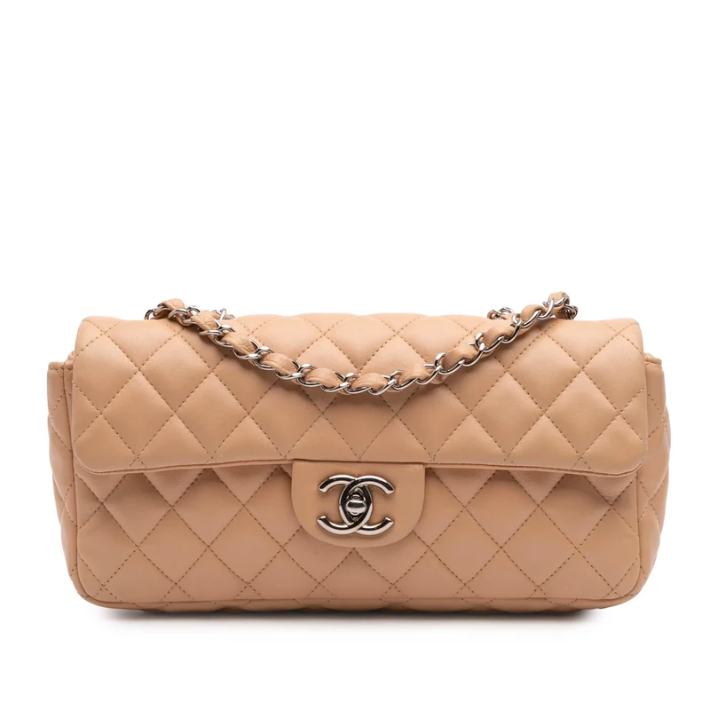 Chanel Pre-Loved Classic Lambskin East West Single Flap