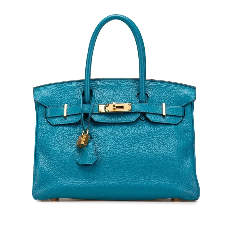 Hermès Pre-Loved Clemence Birkin Retourne 30 Handbag