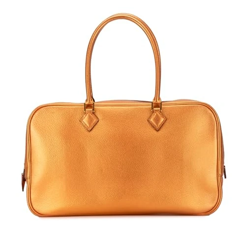 Hermès Pre-Loved Metallic Chevre Coromandel Plume Elan 28 Handbag