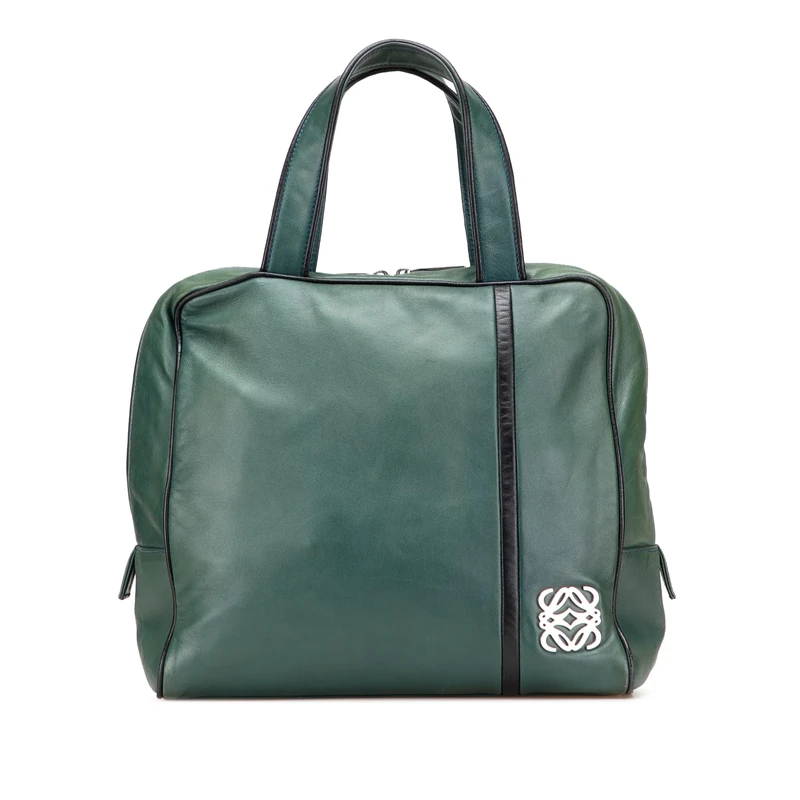 LOEWE Pre-Loved Anagram Leather Handbag