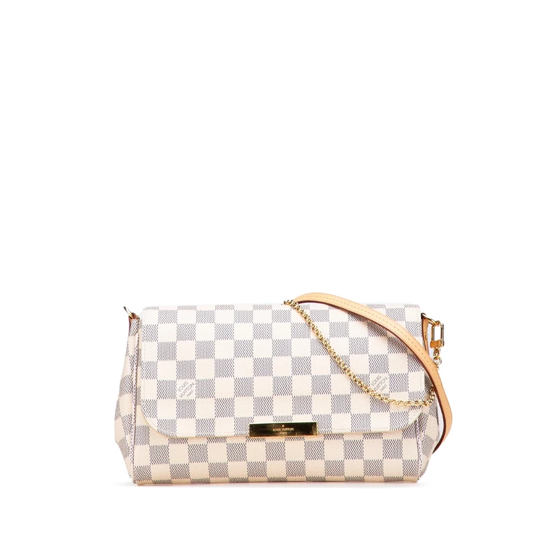 Louis Vuitton Pre-Loved Damier Azur Favorite MM Handbag