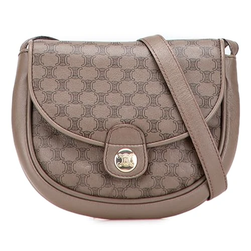 Celine Pre-Loved Macadam Leather Crossbody