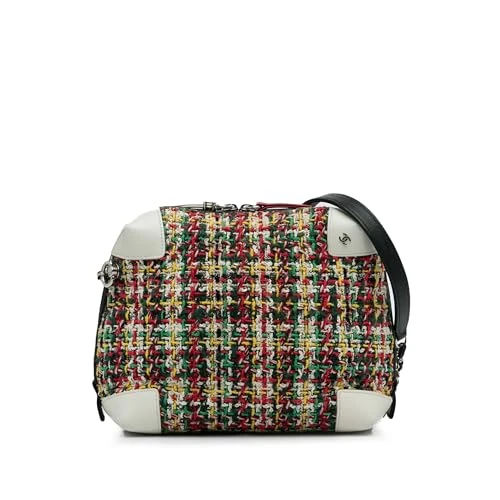 Chanel Pre-Loved Tweed Street Allure Camera Bag Satchel