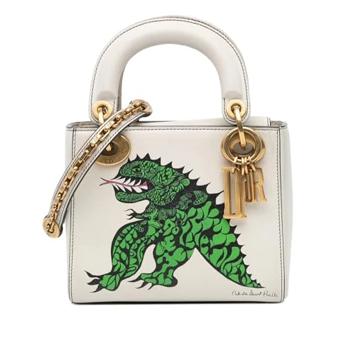 Dior Pre-Loved Limited Edition Niki De Saint Phalle Mini Calfskin Dragon Lady Handbag