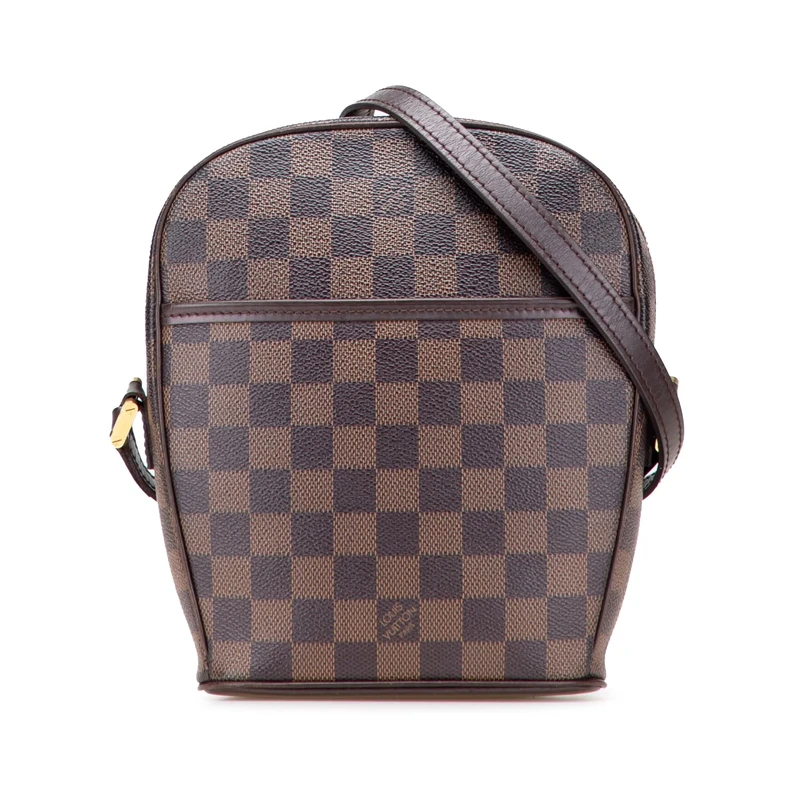 Louis Vuitton Pre-Loved Damier Ebene Ipanema PM Crossbody Bag