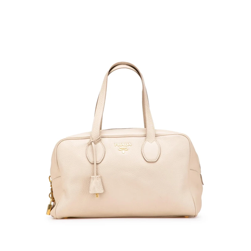 Prada Pre-Loved Vitello Daino Shoulder Bag