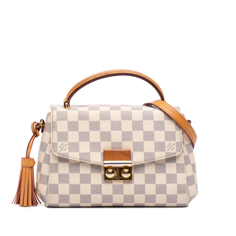Louis Vuitton Pre-Loved Damier Azur Croisette Handbag