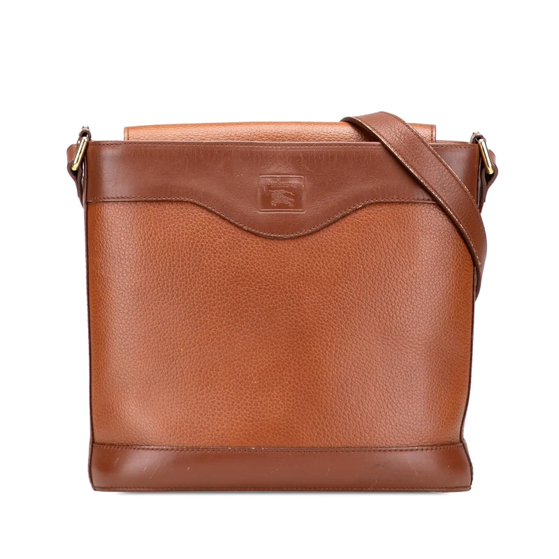 BURBERRY Pre-Loved Leather Crossbody