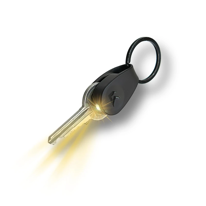 LumiKey Mini - LED Key Light for Door and Locks, Light Up Keyring Torch, Keychain Flashlight with Key Organiser for Easy Lock, Doorway and Porch Lighting (Mini)