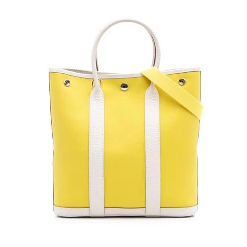 Hermès Pre-Loved Toile And Negonda Garden File 28 Handbag