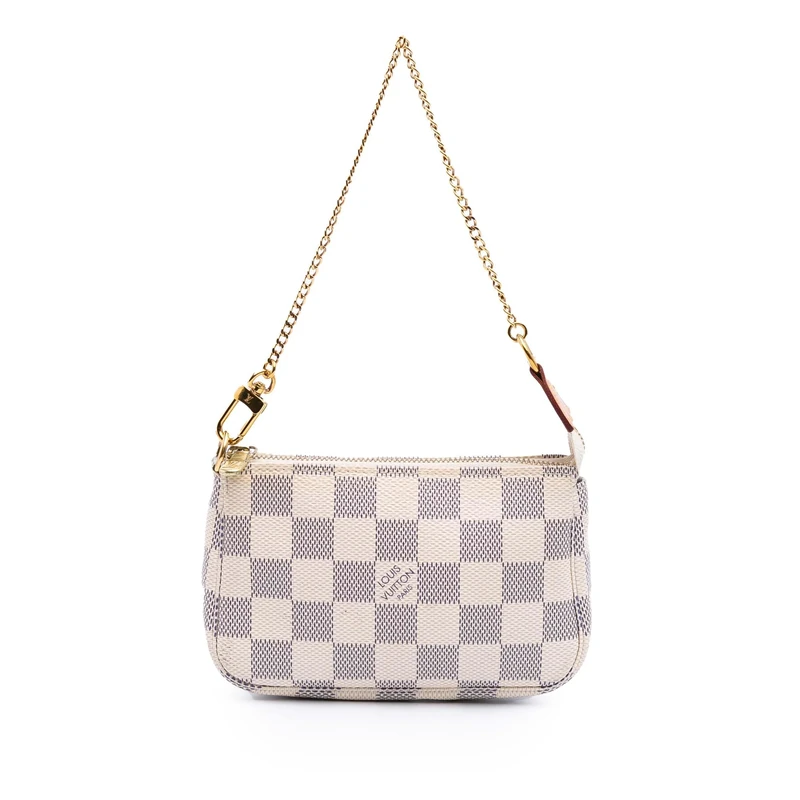 Louis Vuitton Pre-Loved Damier Azur Mini Pochette Accessoires