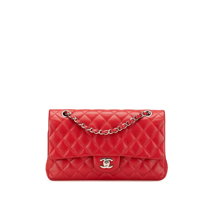 Chanel Pre-Loved Medium Classic Caviar Double Flap