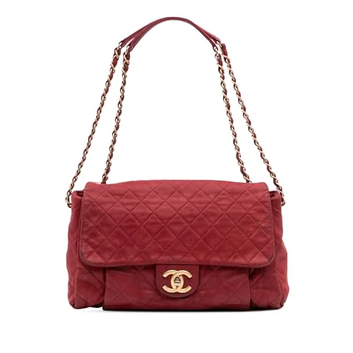 Chanel Pre-Loved Large Aged Calfskin Chic Quilt Flap Shoulder Bag
