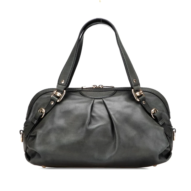 Gucci Pre-Loved Leather Bridle Satchel