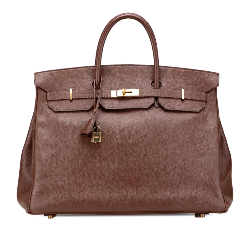 Hermès Pre-Loved Courchevel Birkin Retourne 40