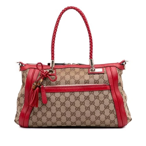 Pre-Loved GG Canvas Bella Satchel