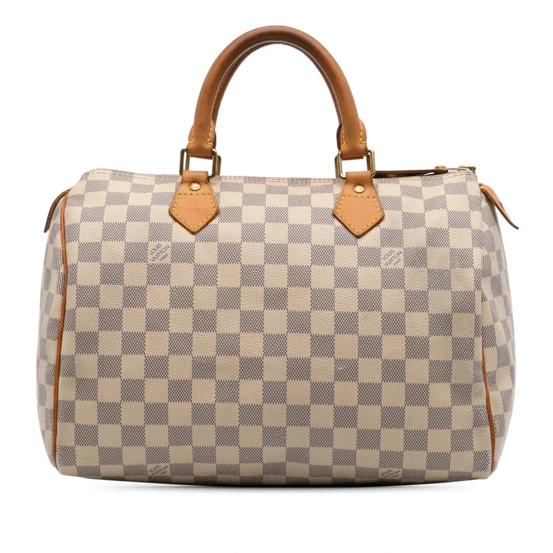 Louis Vuitton Pre-Loved Damier Azur Speedy 30 Handbag