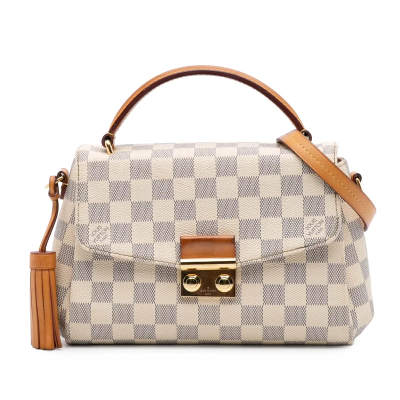 Louis Vuitton Pre-Loved Damier Azur Croisette Handbag