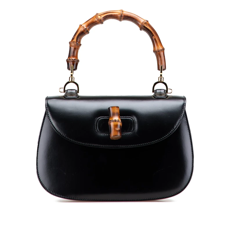 Gucci Pre-Loved Calfskin Bamboo Night