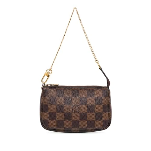 Louis Vuitton Pre-Loved Damier Ebene Mini Pochette Accessoires Handbag