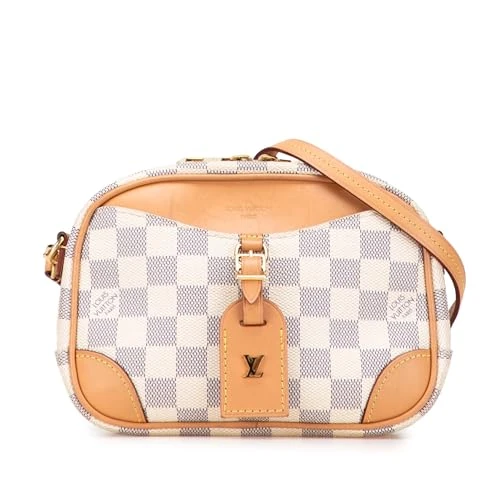 Louis Vuitton Pre-Loved Damier Azur Mini Deauville Crossbody Bag