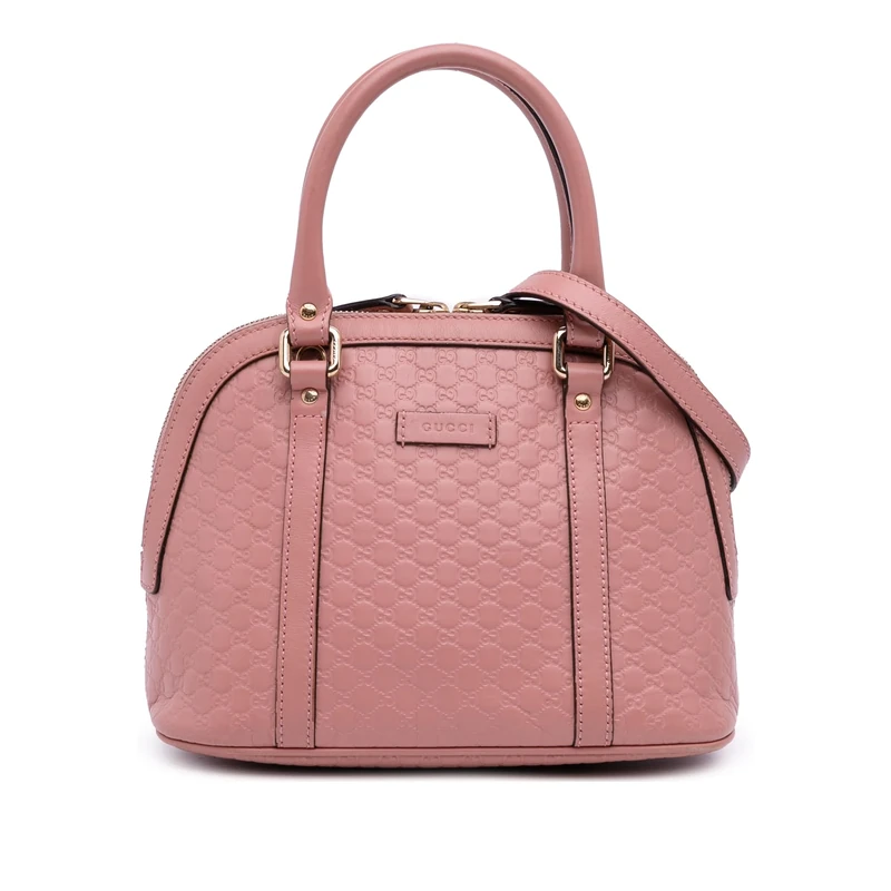 Gucci Pre-Loved Mini Microguccissima Dome Satchel Handbag