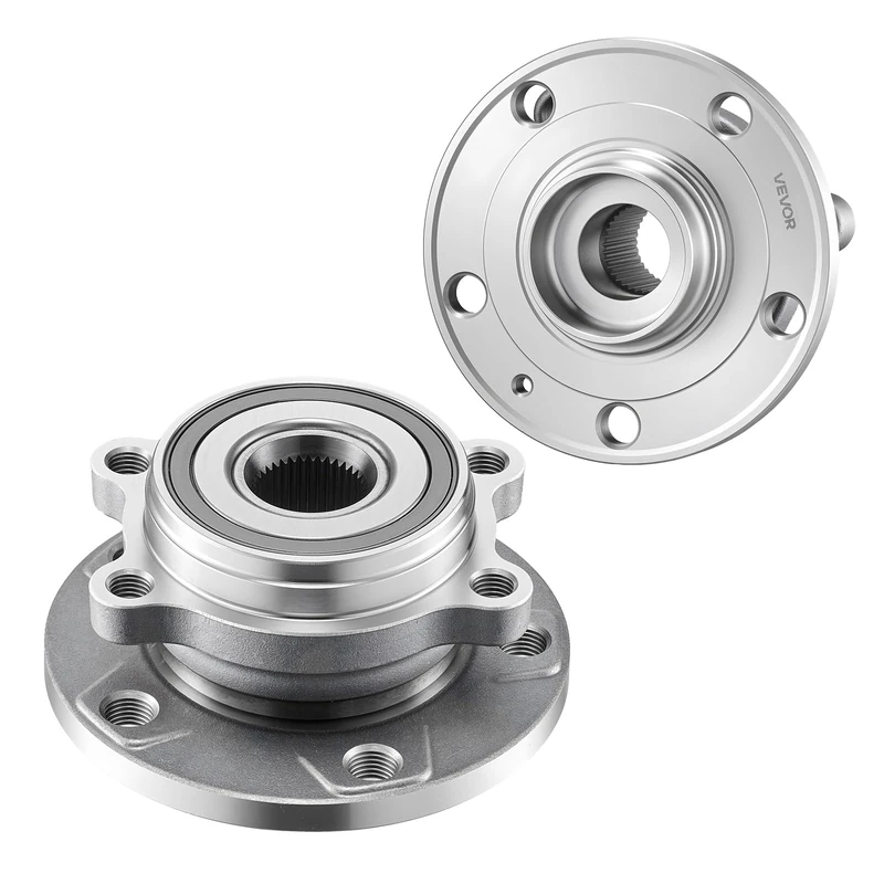 VEVOR 2PCS Front Wheel Bearing & Hub Assembly Fit for 2018 Audi Q3 Komfort Premium Plus Sport Utility 4-Door Volkswagen Beetle Coast Convertible 2-Door 2.0L OEM 513253, Wheel Bearing Hub Assembly Set - Image 1