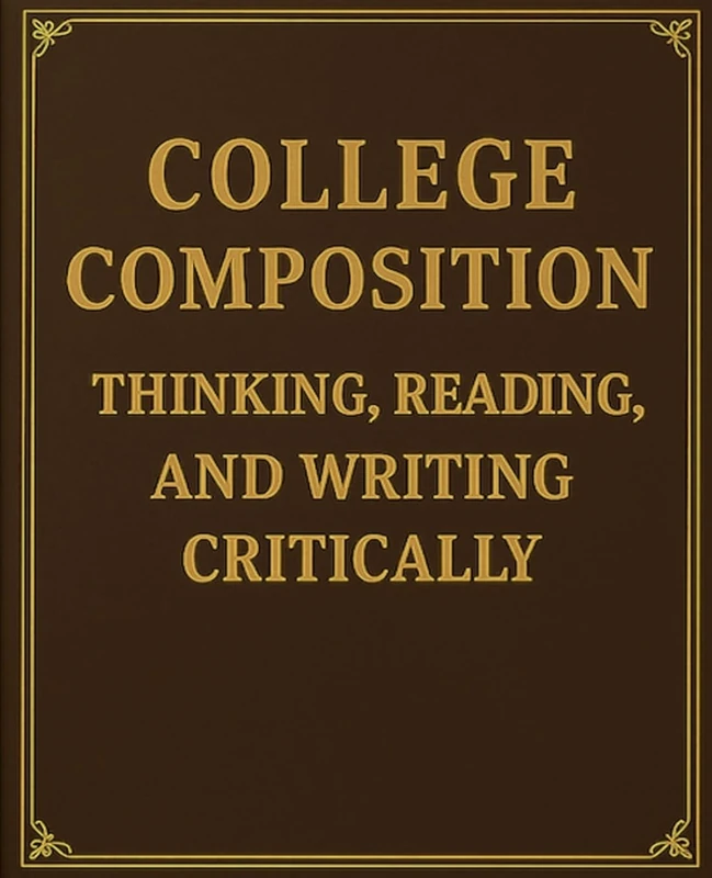 College Composition Thinking, Reading, and Writing Critically