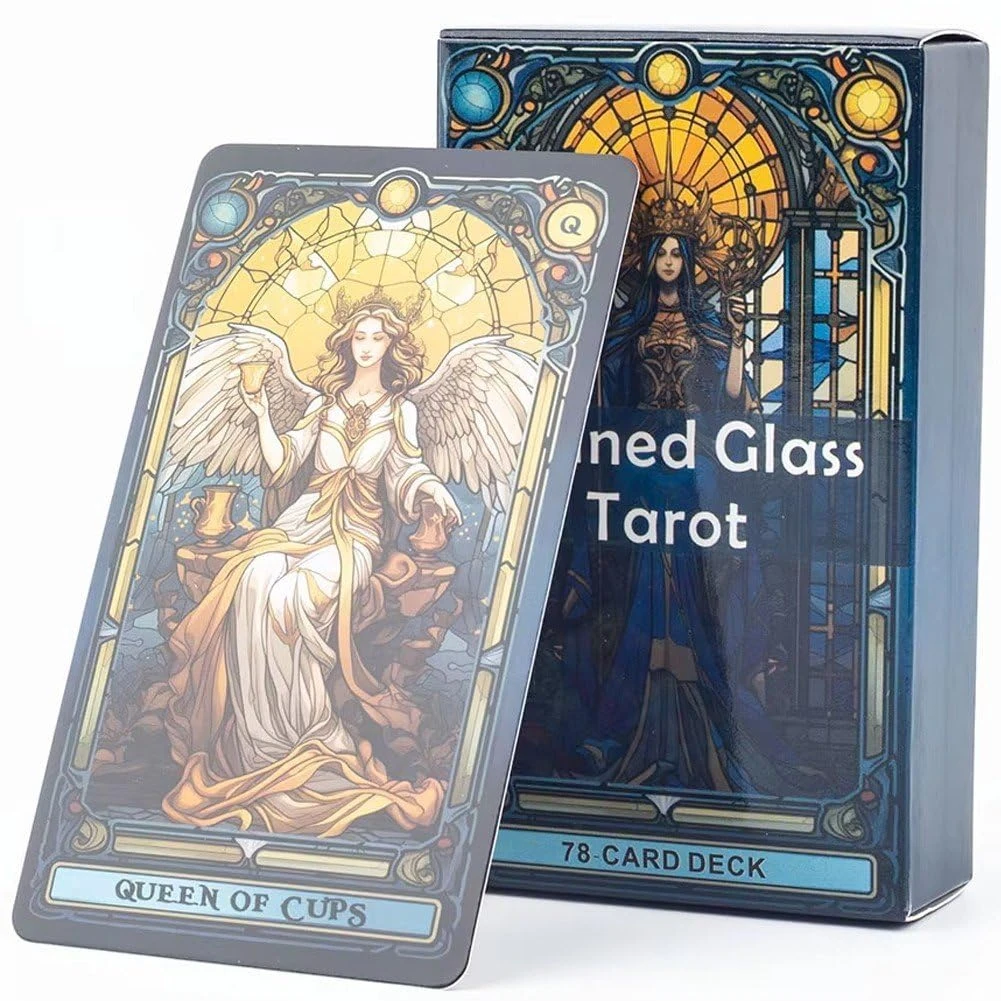 Tarot Cards Deck, 78 Cards Tarot Cards, Entertainment Game Card Family Gathering Divination Board Playing Games Classic Future Telling for Family Party Game