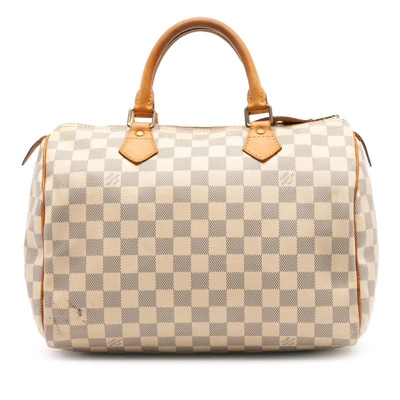 Louis Vuitton Pre-Loved Damier Azur Speedy 30 Handbag