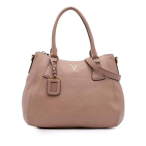 Prada Pre-Loved Vitello Daino Sacca 2 Manici Convertible Tote
