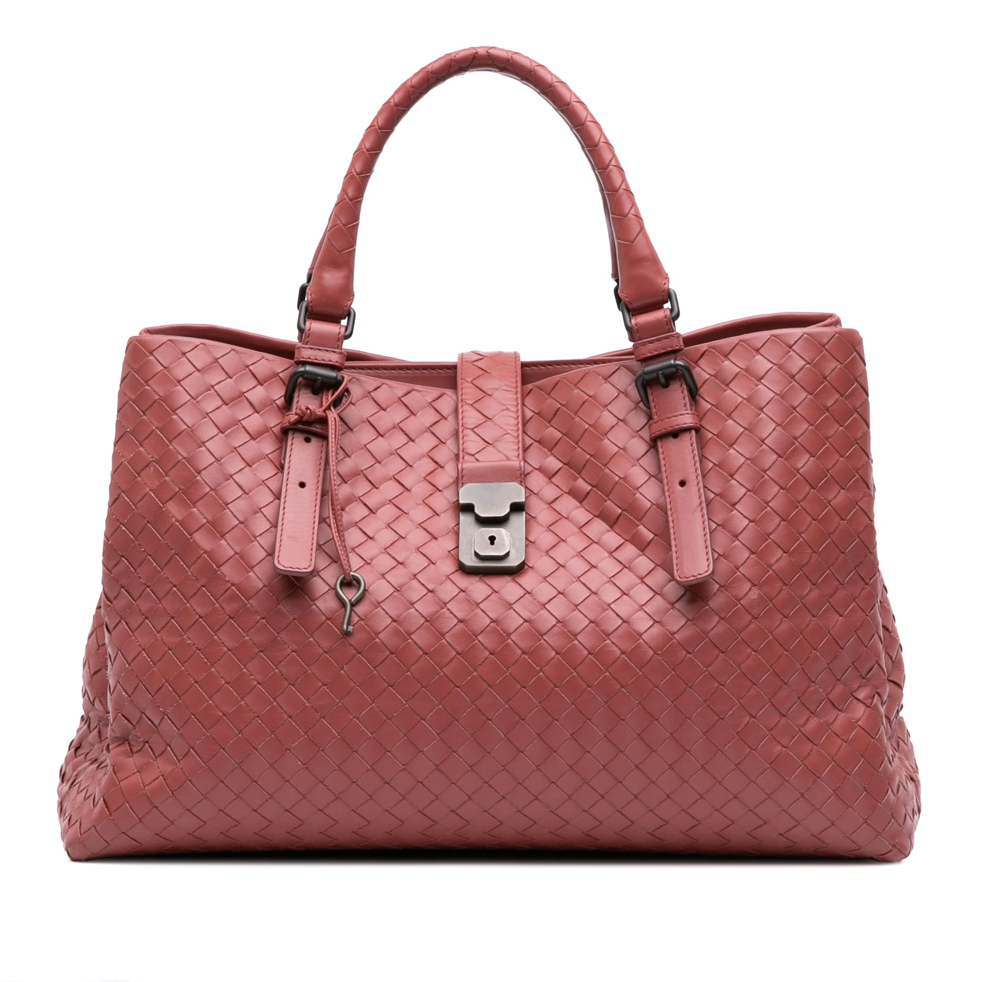 Bottega Veneta Pre-Loved Medium Nappa Intrecciato Roma Tote Bag