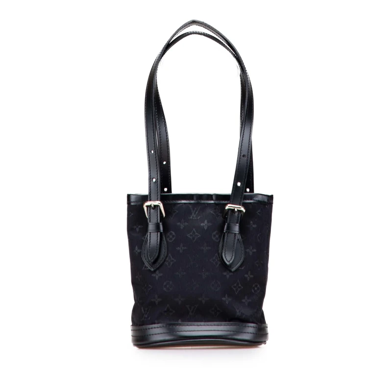 Louis Vuitton Pre-Loved Monogram Mini Satin Bucket Bag Handbag
