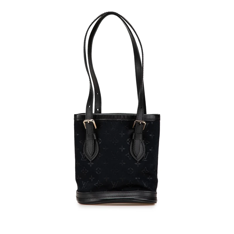 Louis Vuitton Pre-Loved Monogram Mini Satin Bucket Bag Handbag