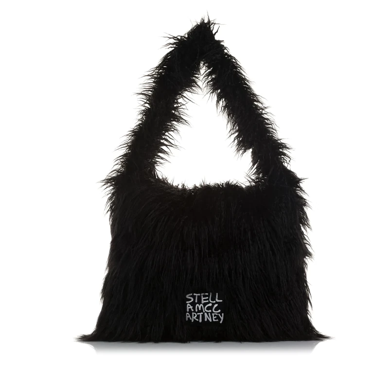 Stella McCartney Pre-Loved X Ed Curtis Faux Fur Shoulder Bag