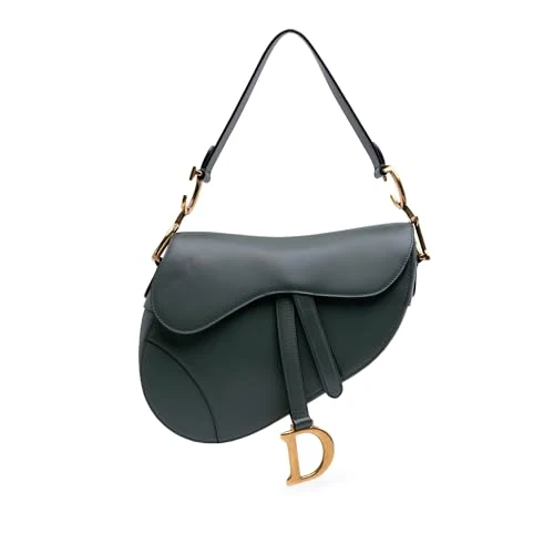 Dior Pre-Loved Calfskin Saddle Handbag Shoulder Bag