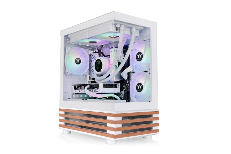 THERMALTAKE View 170 WS ARGB | Micro Chassis | Gaming Case | Snow - Image 1