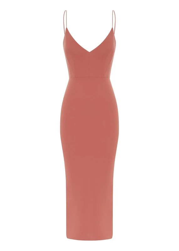 Alex Perry, Bikini Dress in Stretch Crepe, Cedar, 4