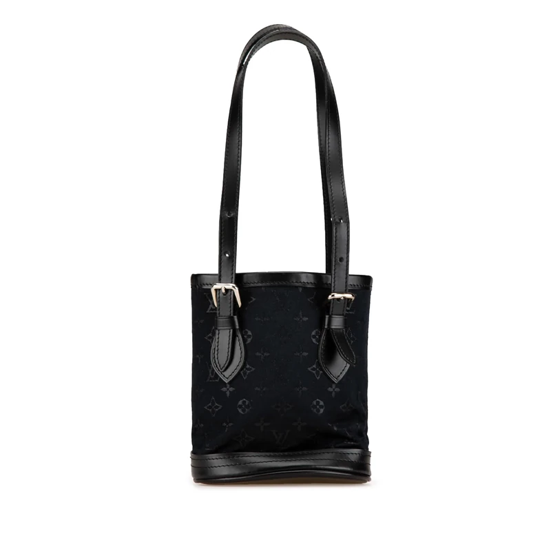 Louis Vuitton Pre-Loved Monogram Mini Satin Bucket Bag Handbag