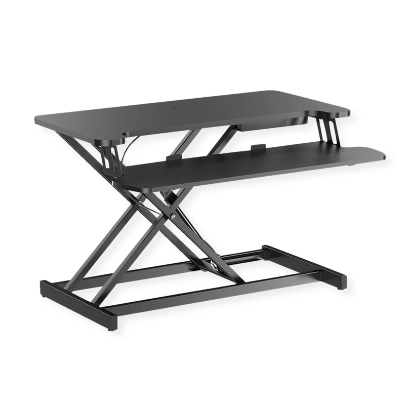 VALUE Height Adjustable Desk Top 800 x 400 mm Black - Image 1