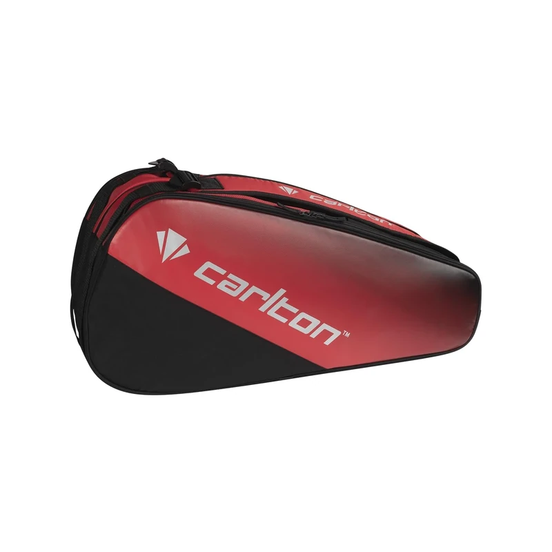 Carlton Pro 2-vaks Badminton Racket Bag, Black/Red
