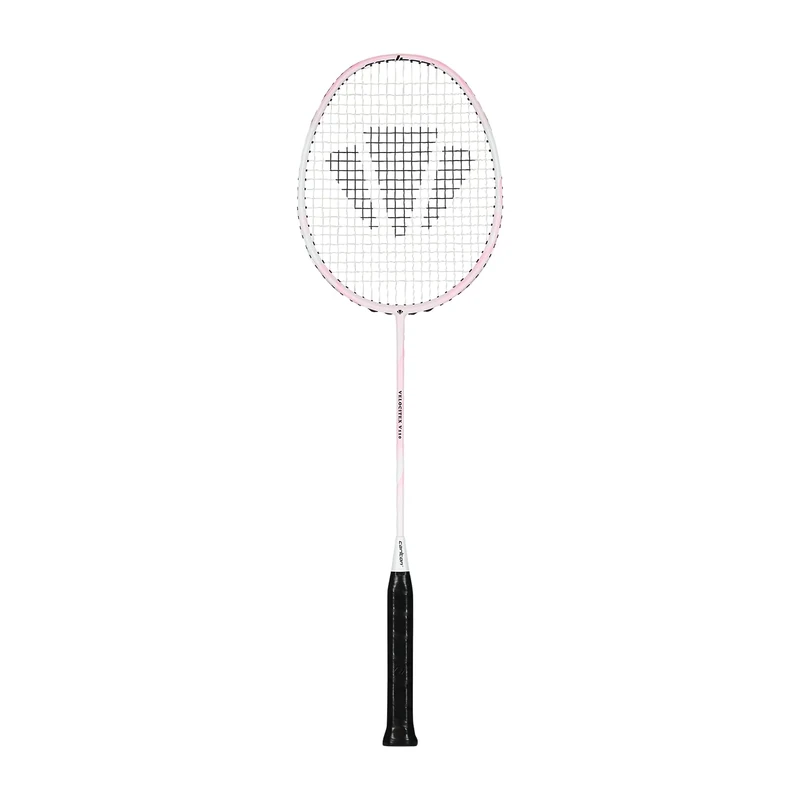 Carlton Badminton Racket VELOCITEX V110, White/Pink