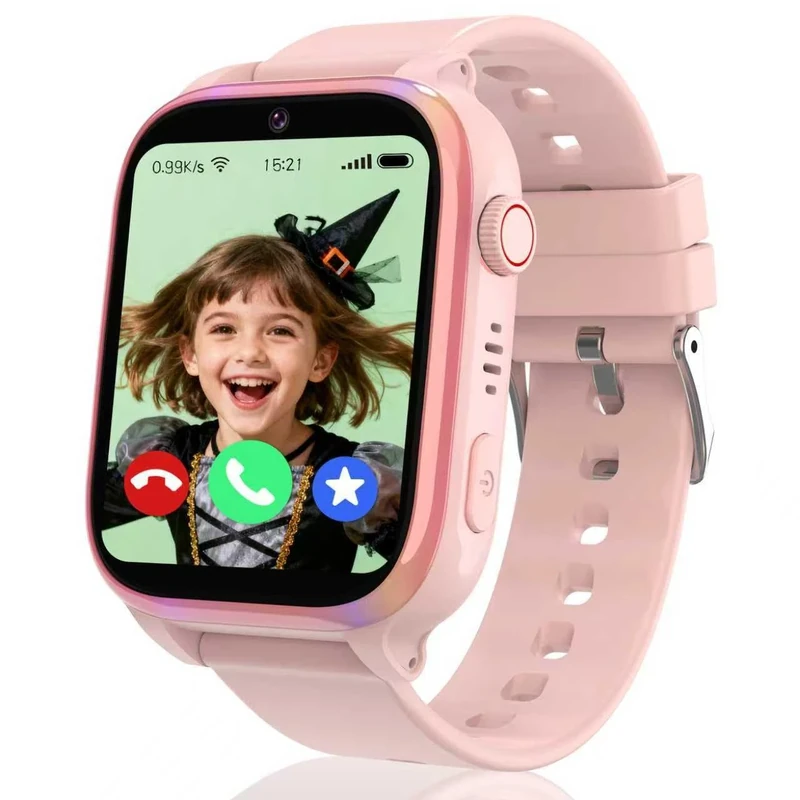 ELEJAFE 4G Kids Smart Watch, GPS Smartwatch Boys Girls with HD Video & Phone Call, SOS School Mode